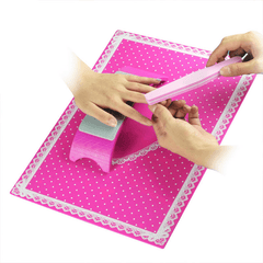 1 Set Nail Art Silicone Practice Cushion Mat Pillow Hand Holder Cushion Lace Table Washable Mat Pad Manicure Tools Kit