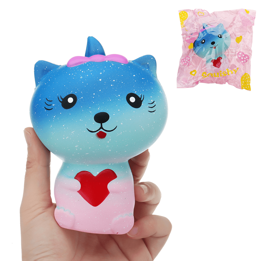 Galaxy Cat Squishy 13*9*7CM Slow Rising with Packaging Collection Gift Soft Toy