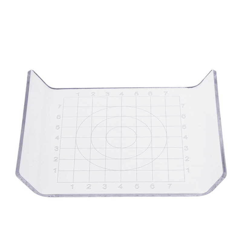 Clay U-Shaped Press Plate DIY Clay Tools Ultralight Clay Mud Plate Scale round Square