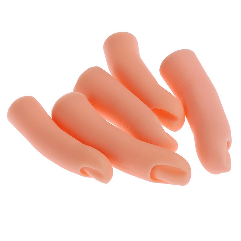 5Pcs Nail Art Trainer Practice Training Finger Model for Acrylic Gel Manicure Salon Tools