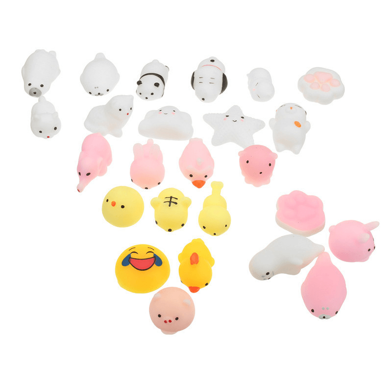 25 PCS Random Squishy Lot Slow Rising Kawaii Cute Animal Squeeze Hand Toy