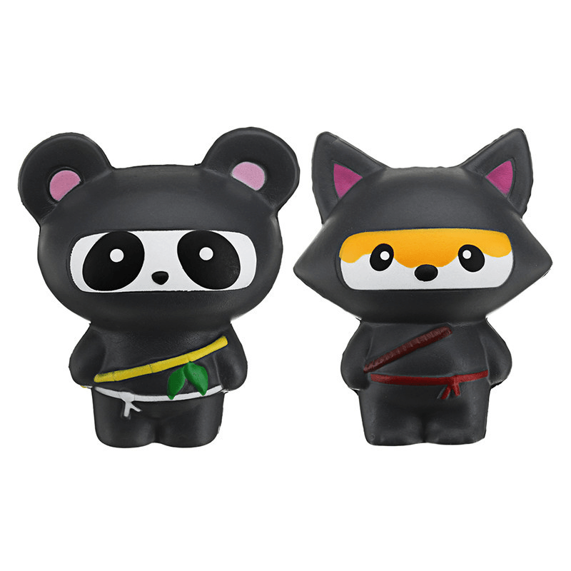 14 Cm Simpatico Jumbo Squishy Ninja Cat Fox Panda Profumato Super Slow Rising Kids Toy Gift