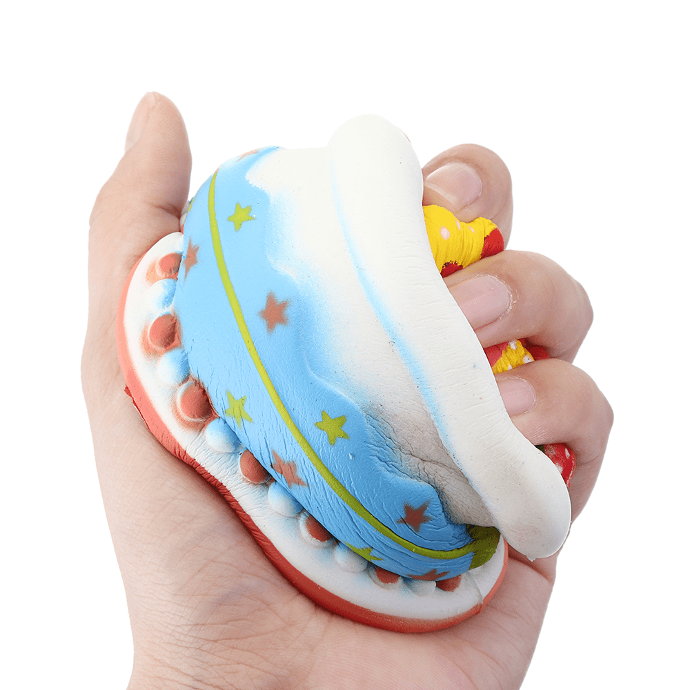 Strawberry Cream Cake Squishy 8*8CM Jumbo Slow Rising Rebound Toys with Packaging Gift Collection