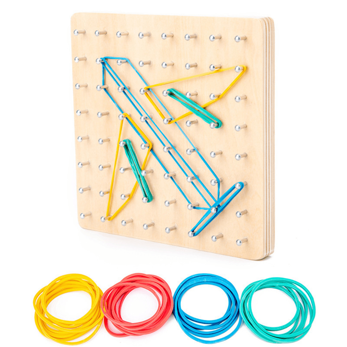 Montessori Traditional Teaching Geometry Puzzle Pattern Educational School Home Game Toy for Kids Gift