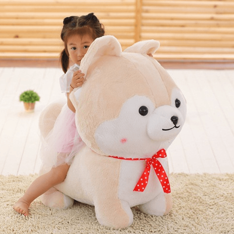 40CM Creative Simulation Super Cute Little Amuse Firewood Dog Plush Toys Baby Children Birthday Gift