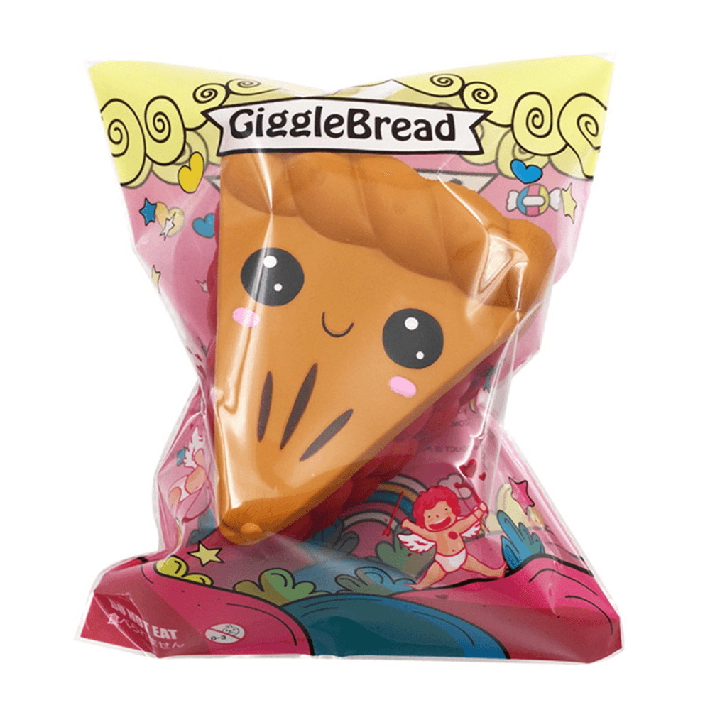 Gigglebread Sandwich Pizza Squishy 11*11.5*9.5CM Licensed Slow Rising with Packaging Collection Gift