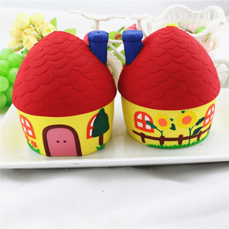 Squishy Lovely House 12Cm Soft Slow Rising Cute Kawaii Collection Gift Decor Toy