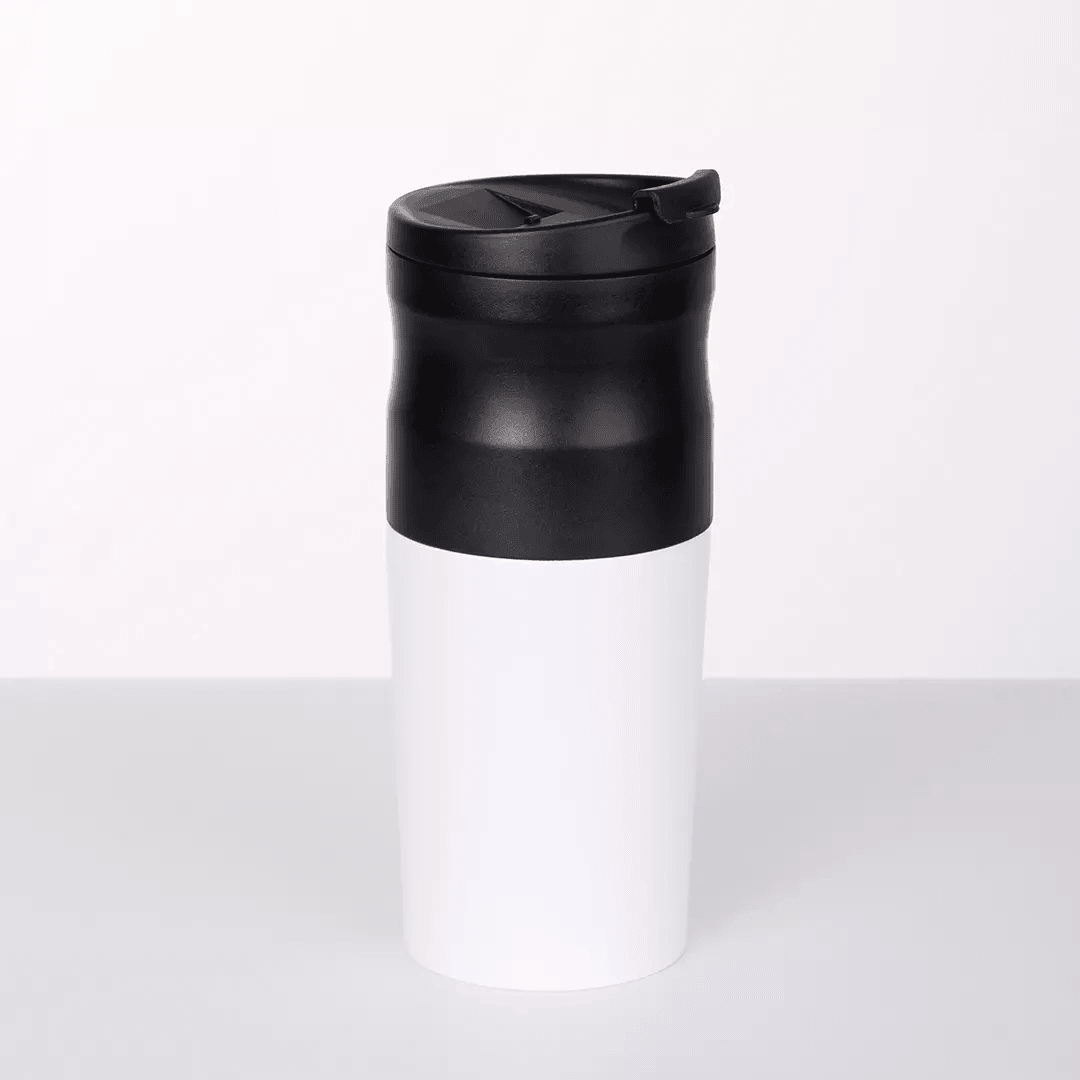 Protable Electric Coffee Grinder from Double-Layer Filter 1200Mah Battery Heat Preservation Coffe Cup for Office Travel Camping