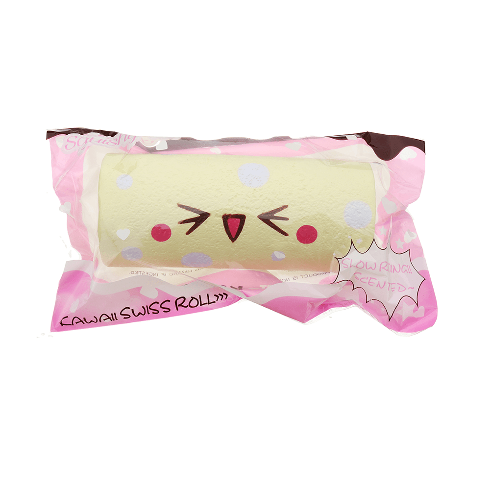 Squishyfun Squishy Egg Swiss Roll Toy 14.5*6*5CM Slow Rising with Packaging Collection Gift Soft Toy