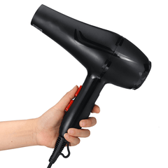 2000W Wind Power Professional Electric Hair Dryer Blower Low Noise Pro + Nozzle