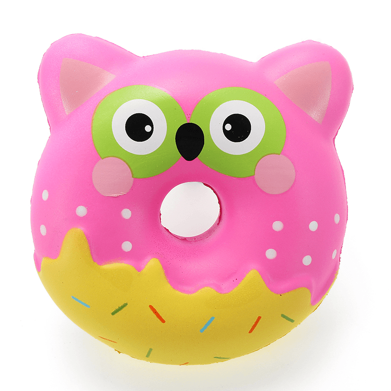 Squishy Factory Eulen-Donut, 10 cm, weich, langsam aufgehend, mit Verpackung, Sammlung, Geschenk, Dekoration, Spielzeug