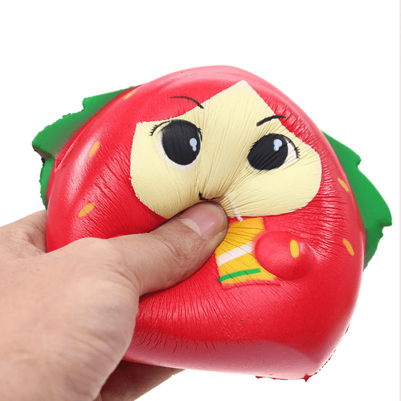 Squishy Strawberry Girl 13CM Slow Rising Rebound Toys with Packaging Gift Decor