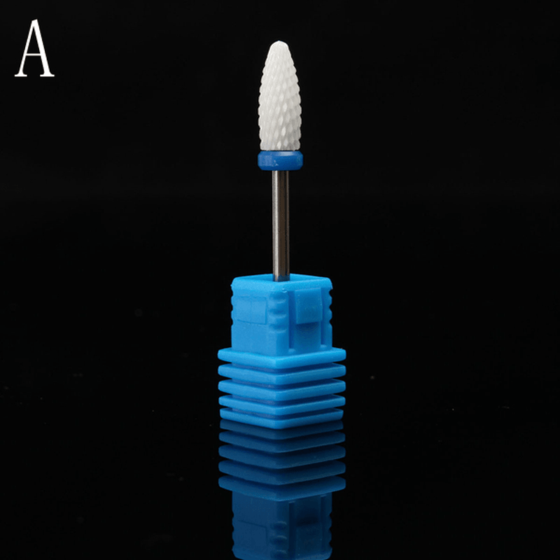 3/32" Ceramic Nail Drill Bit Pedicure Manicure Tool Sanding File Polish Gel Remover