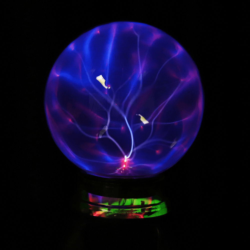 5 Zoll Musik Plasma Ball Kugel Licht Kristall Licht Magische Schreibtischlampe Neuheit Bule Licht Home Decor