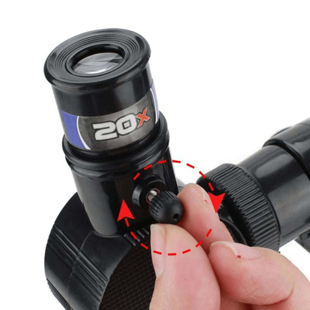 HD 20X 30X 40X Times Refractor Eyepiece Astronomical Telescope with Tripod Science Experiment Toys for Children Gift