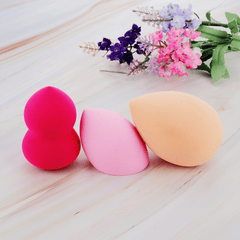 1Pcs Kürbis Make-Up Puff Wasser Tropfen Puff Abgeschrägte Pulver Schwamm Make-Up Ei Schönheit Werkzeug