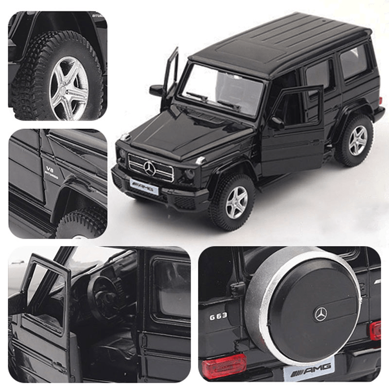 1:36 Mercedes Ben G63 Alloy Pull Back Car Diecast Model Toy