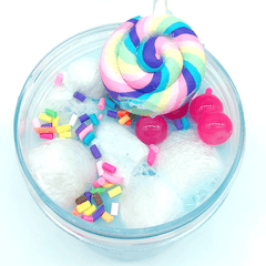 Lollipop Crystal Mud Cotton Slime 120Ml Candy Marshmallow Clay Plasticine