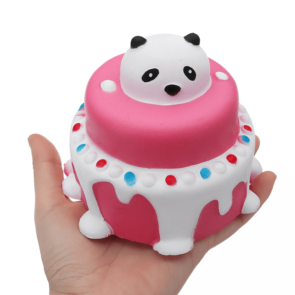 Bear Head Cake Squishy 11*11.5CM Slow Rising with Packaging Collection Gift Soft Toy