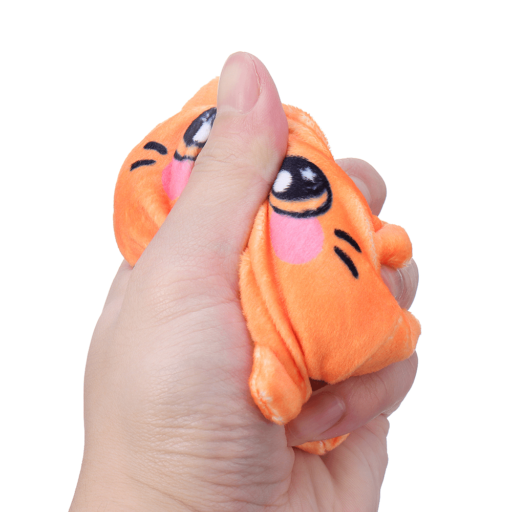 3,5" Squishamals Tiger Squishy geschäumtes, gefülltes Squishimal-Spielzeug, langsam steigender Plüschtier-Anhänger