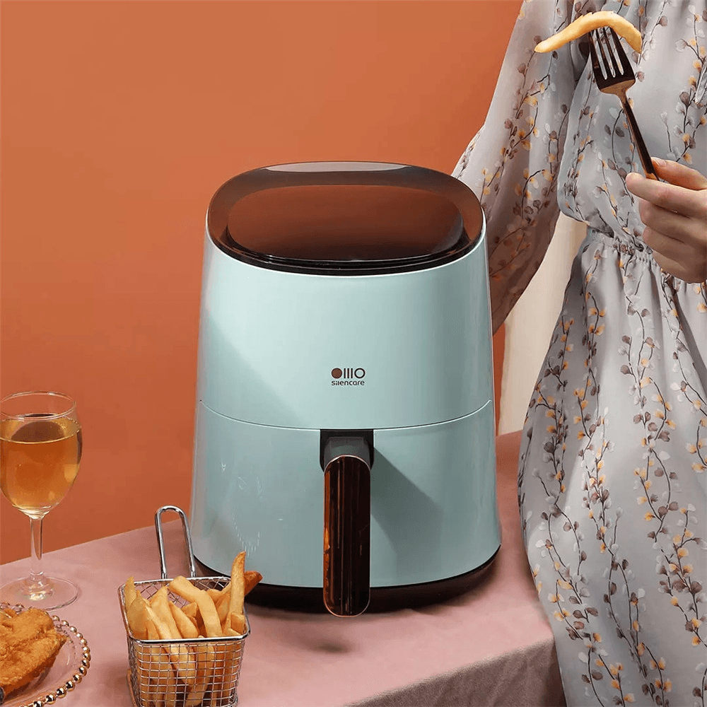 Silencare SC- K505W Smart Air Fryer Xiaomi Mijia APP Control 1300W LCD Touch Control Oil-Free Air Fryer Oven from Xiaomi Youpin