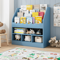 Children'S Room Bookshelf Picture Book Stand Simple Newspaper Rack Shelf Household Storage Rack Simple Primary School Bookcase for Home