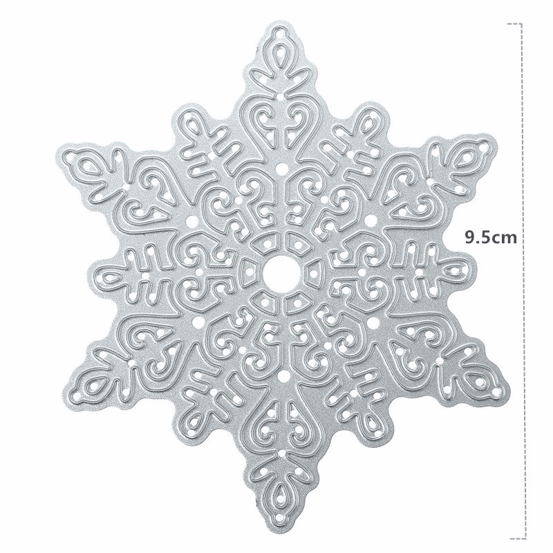 Metal Snowflake Christmas Cutting Dies DIY Scrapbooking Album Paper Card Decor