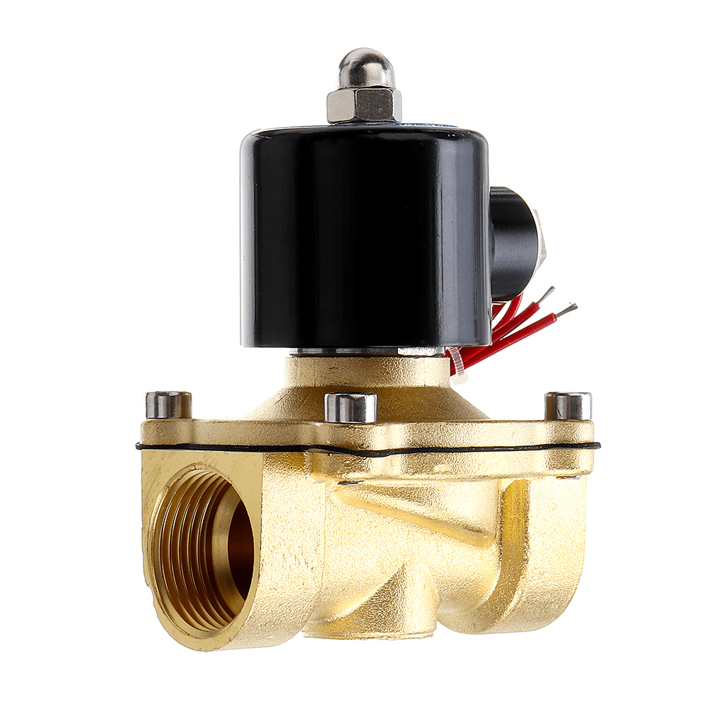 1/2 3/4 1 Inch 110V Electric Solenoid Valve Pneumatic Valve for Water Air Gas Brass Valve Air Valves