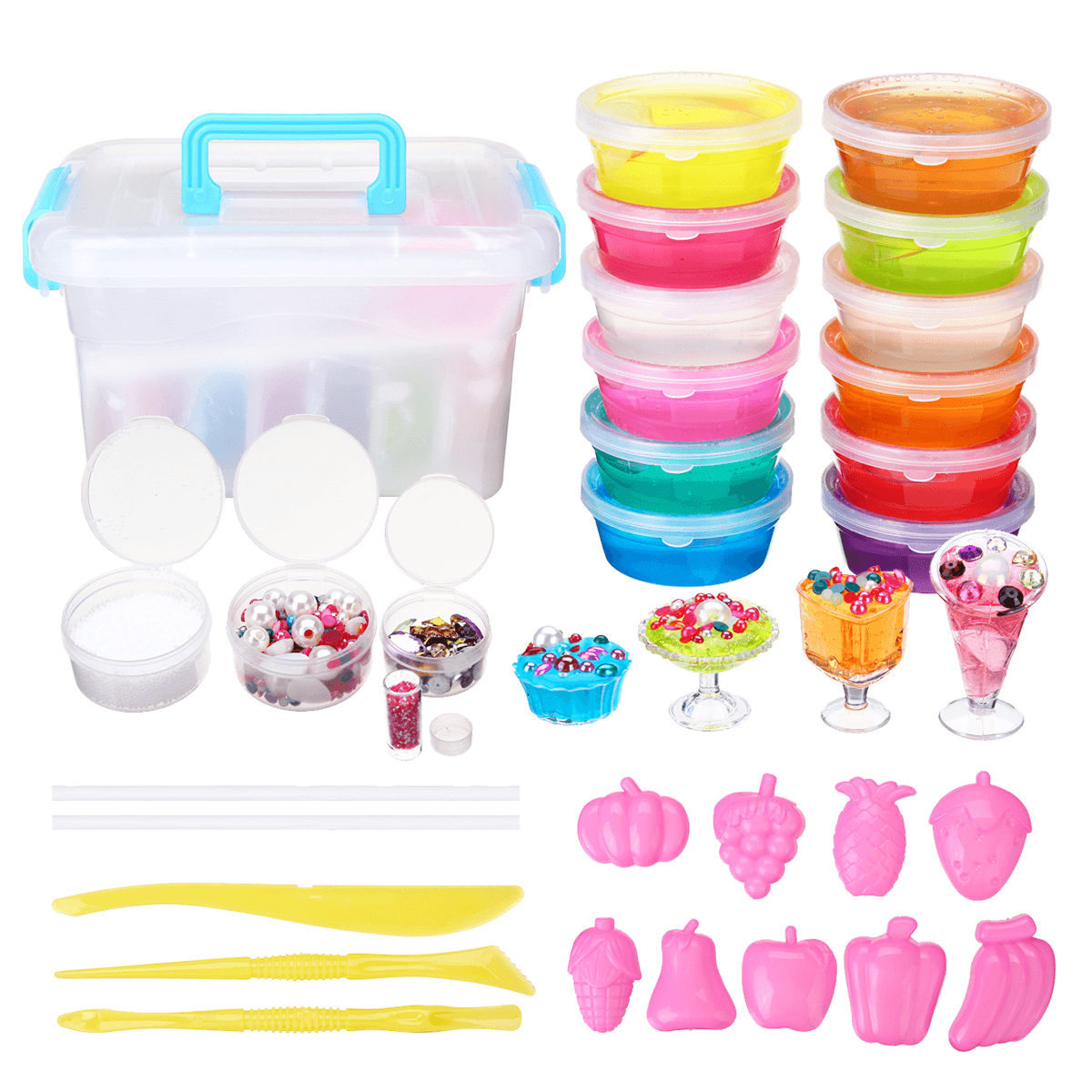 10 Colors Slime DIY Mould Soft Plasticine Drawing Clay Moulding Polymer Kid Manual Training