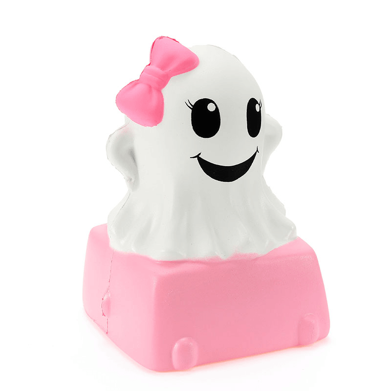 Connie Squishy Geisterkuchen Humbo, 12 cm, langsam aufgehend, mit Verpackung, Halloween-Dekor-Kollektion, Geschenkspielzeug