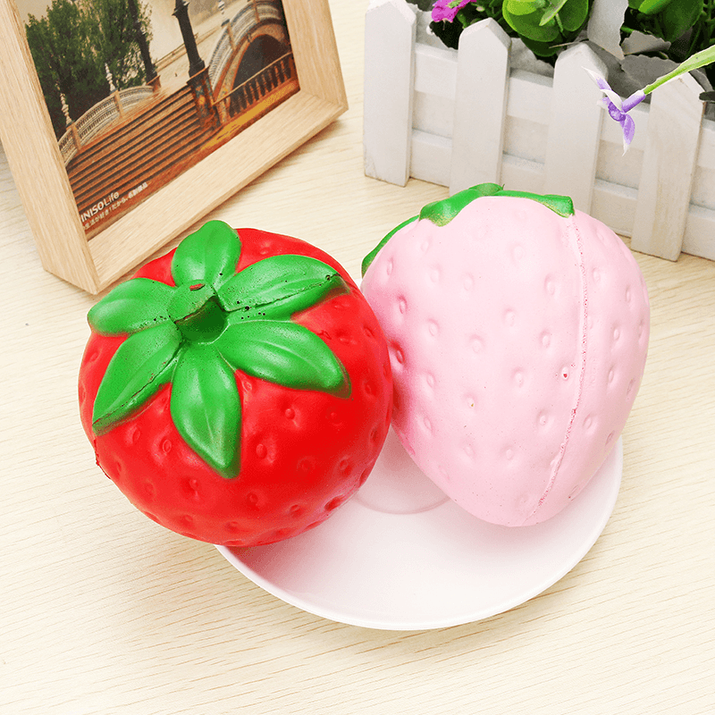 Squishy Strawberry Jumbo 11.5Cm Slow Rising Soft Fruit Collection Gift Decor Toy