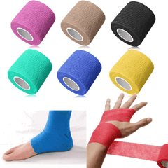 450X5Cm wasserdichte Erste-Hilfe-selbstklebende elastische Bandage Muskelpflege-Mullband