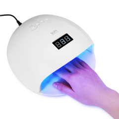 72W New White LED UV Lamp Time Setting Nail Art Dryer Curing Gel Manicure Tools