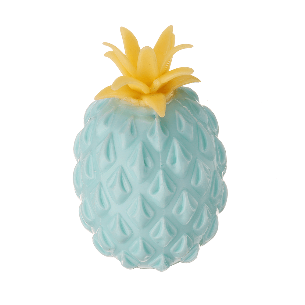 Squishy Multicolor Pineapple Stress Reliever Ball 11*7.5CM Squeeze Stressball Party Bag Fun Gift