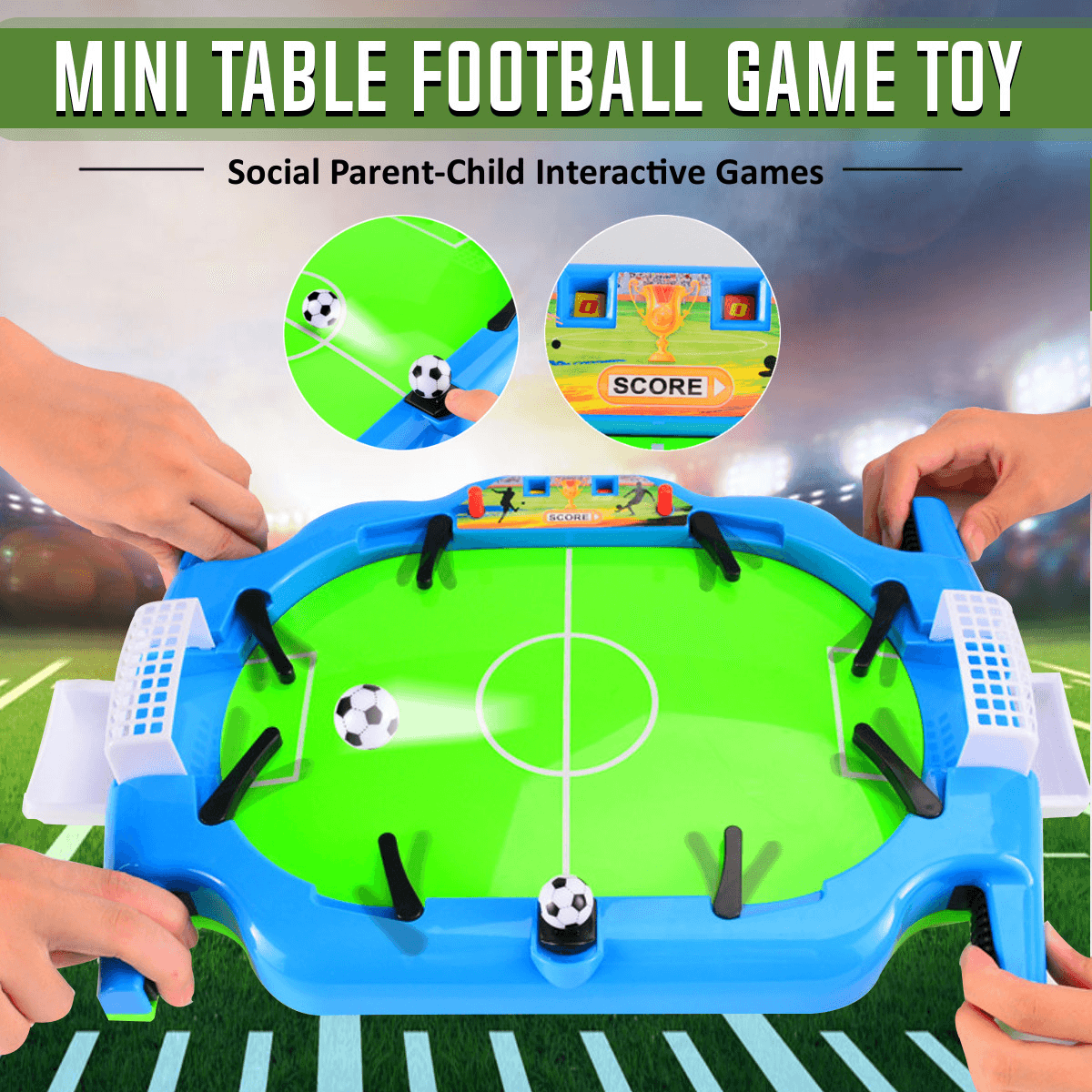 Mini-Tisch-Fußball-Schießspiel-Set, Desktop-Fußball-Brettspiel, Kinderspielzeug, Geschenke