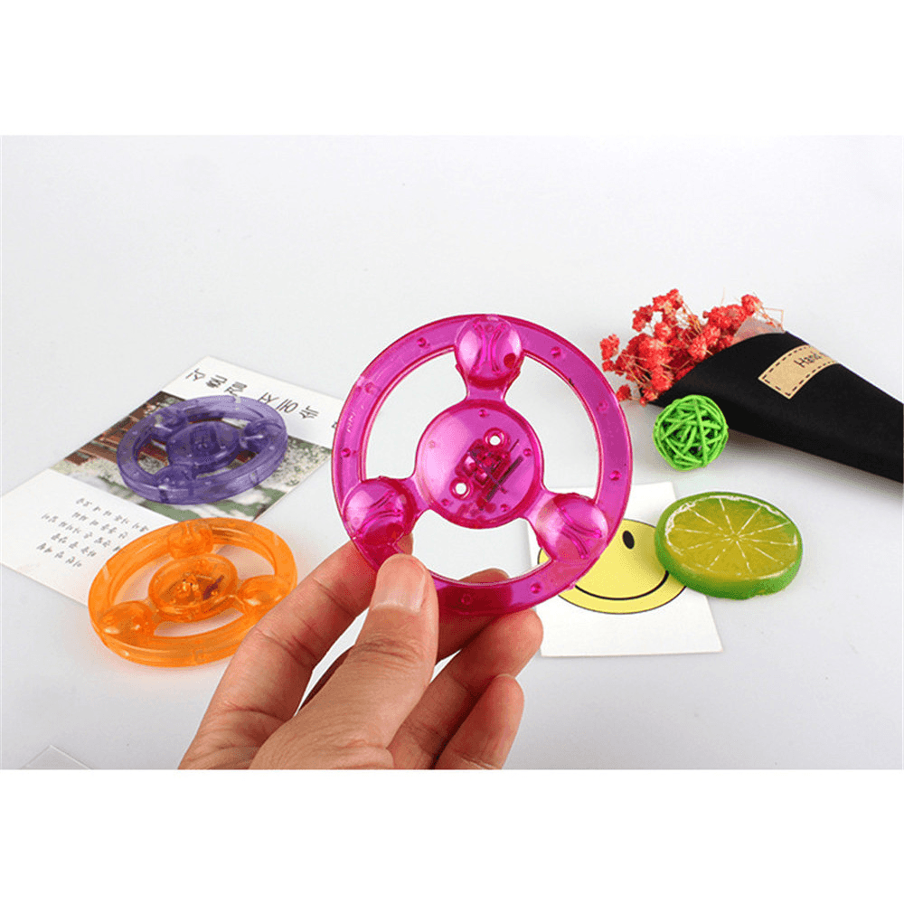 Pull String Flashing Flywheel Flashing Top Childhood Classic Toy for Kids and Adluts