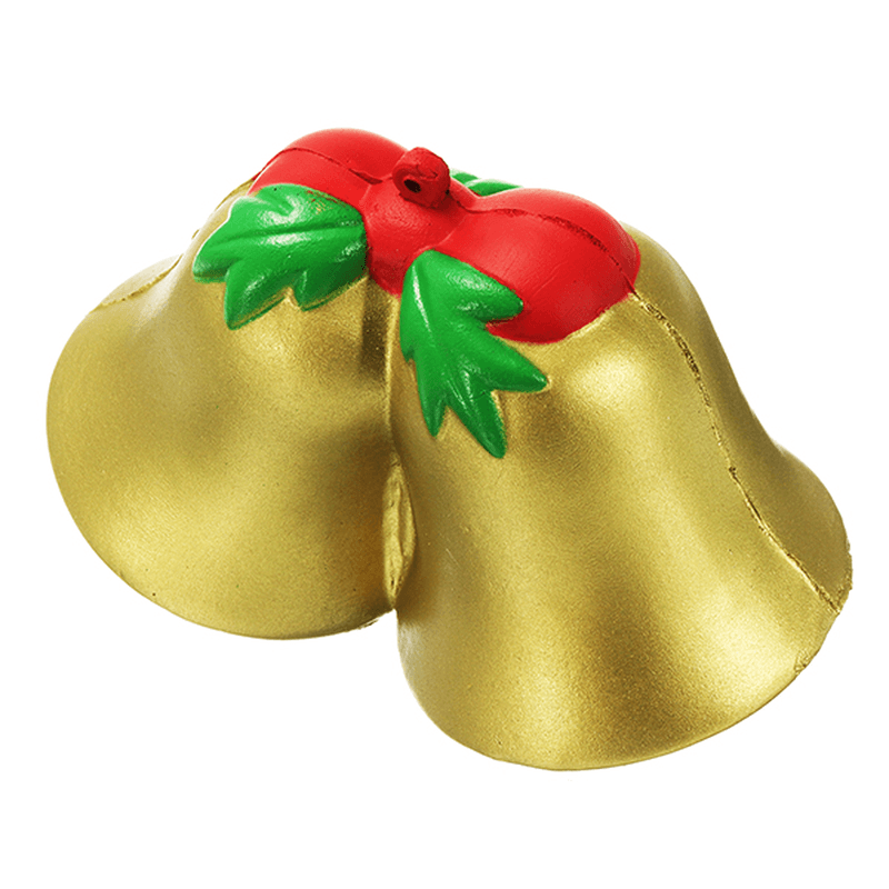 Chamäleon Squishy Christmas Jingle Bell Langsam steigendes Spielzeug mit Verpackung Kinder Weihnachtsgeschenk Dekor