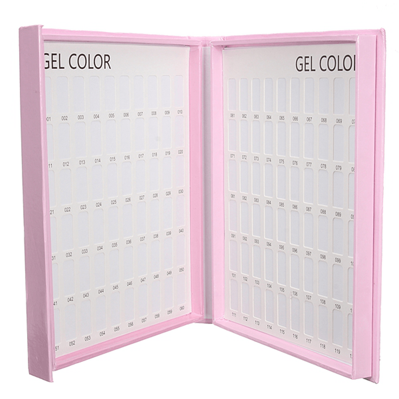 120 Grids Nail Gel Polish Card Chart Display Beauty Manicure Salon