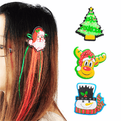 Cute Santa Christmas Xmas Hair Clip Party Accessories Decoration 4 Styles