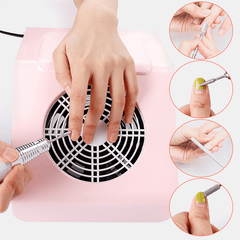 Nail Dust Suction Collector Manicure Machine Tools Collecting Bag Fan Vacuum Cleaner for Nail Cleaner Tool