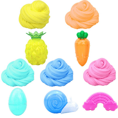 Areedy Rainbow Five Color Cotton Mud Stress Relievers Set Indoor Toys