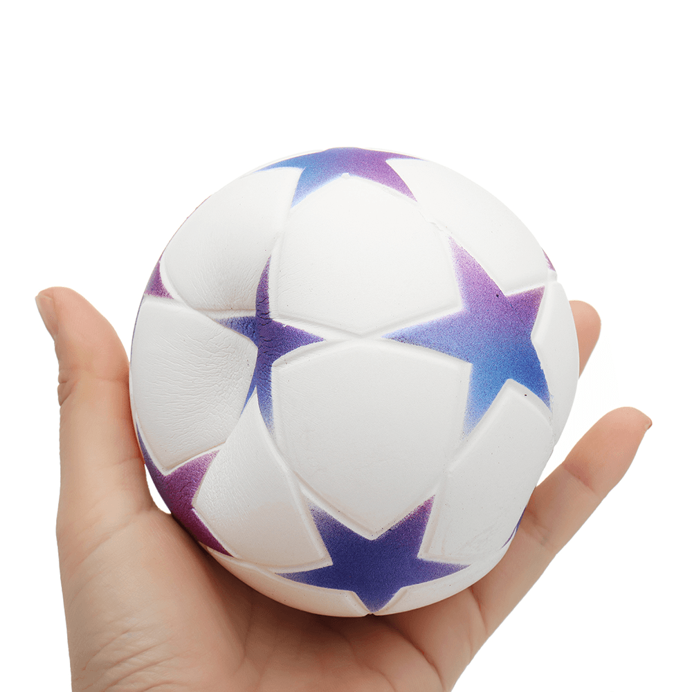 Star Football Squishy 9.5Cm Slow Rising with Packaging Collection Gift Soft Toy