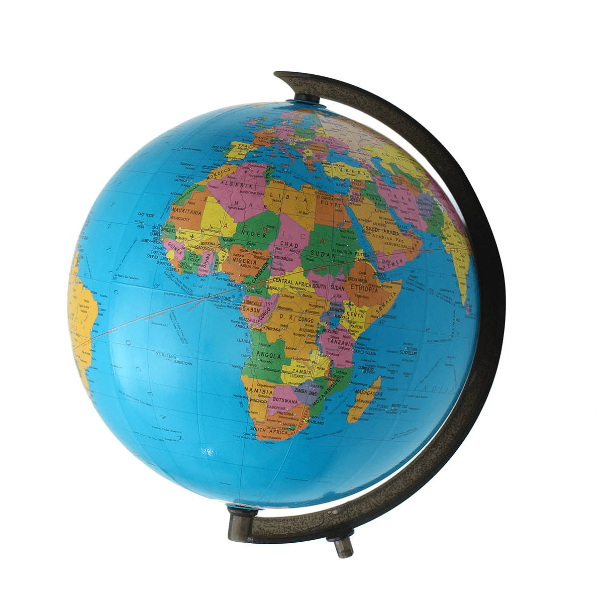 32Cm Rotating World Earth Globe Atlas Map Geography Education Toy Desktop Decor