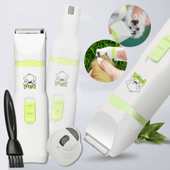 2 in 1 Professionelle Haustier Hund Katze Haar Trimmer Pfote Nagel Schleifer Pflege Clippers Nagel Cutter Haar Schneiden Maschine Haustier pflege Werkzeug