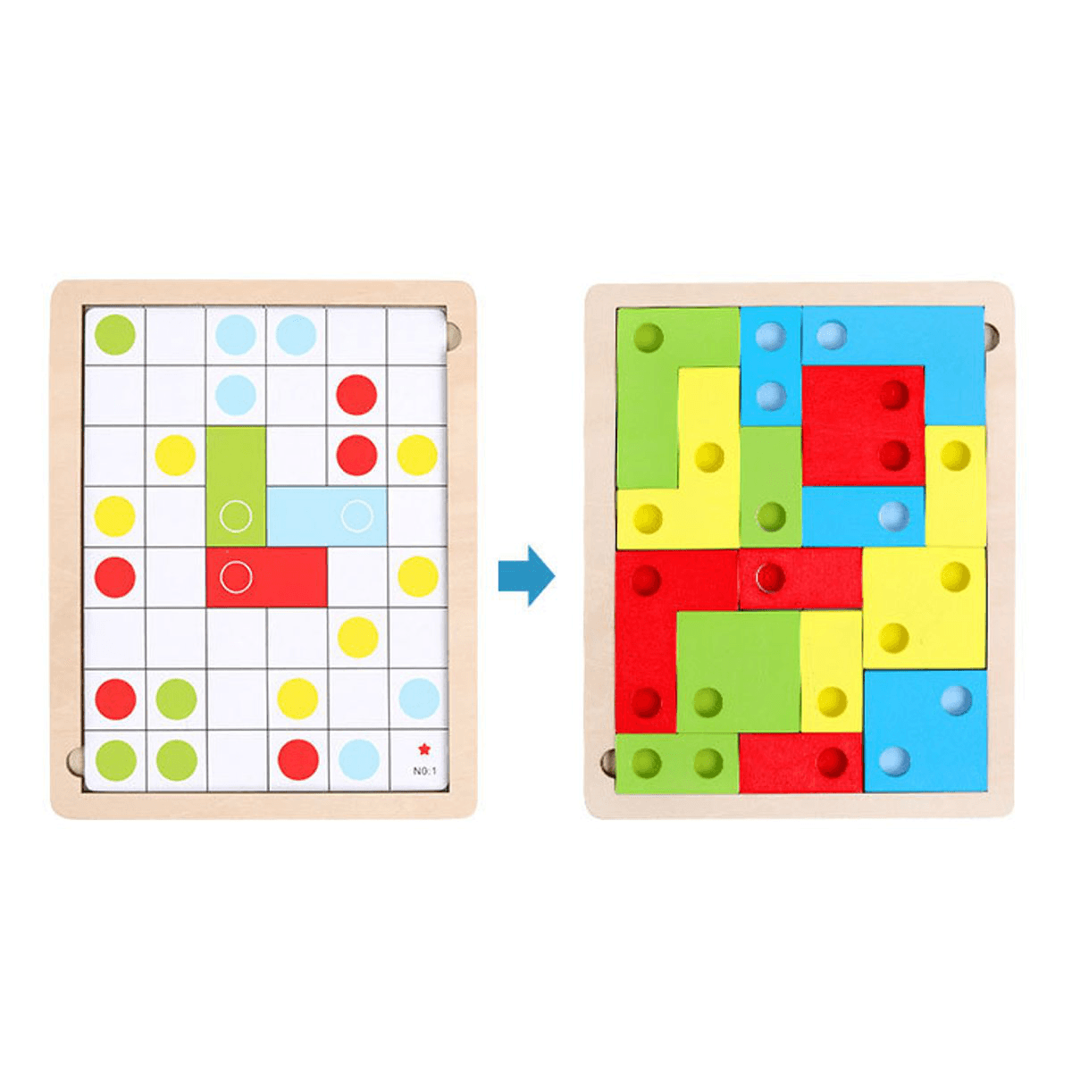 Tetris Brain 3D-Puzzle blockiert frühe pädagogische Intelligenzentwicklungsspielzeuge als Geschenk für Kinder