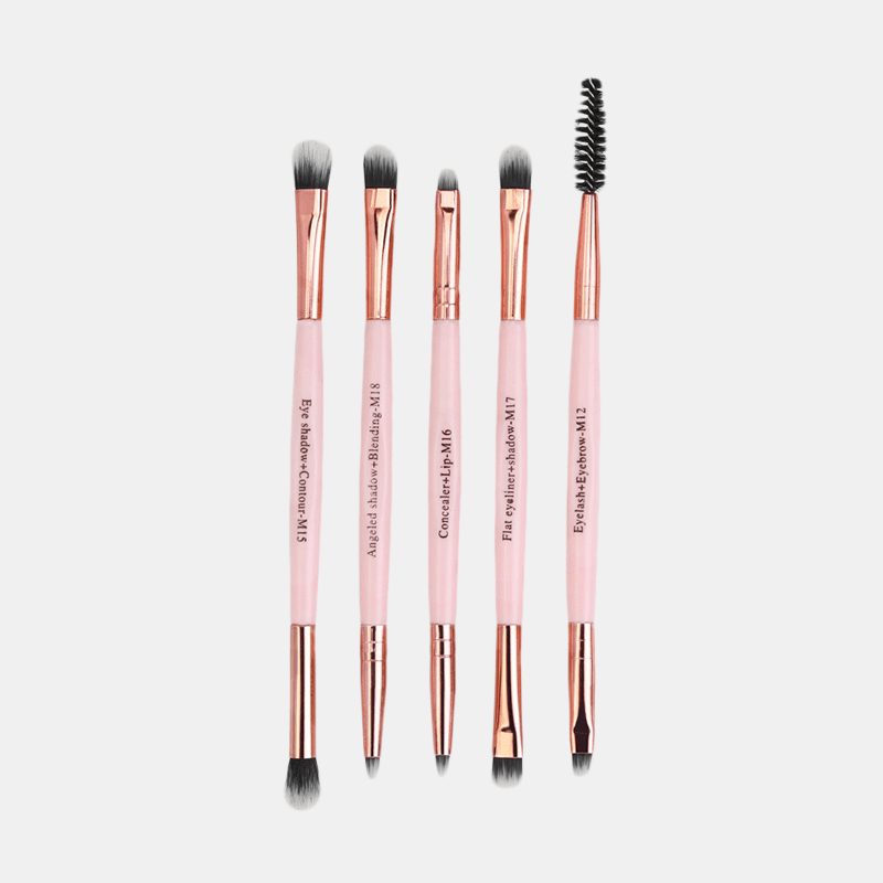 5Pcs Makeup Brushes Set Eye Shadow Blending Eyeliner Eyelash Eyebrow Lip Make up Brushes Professional Cosmetic Brushes Set