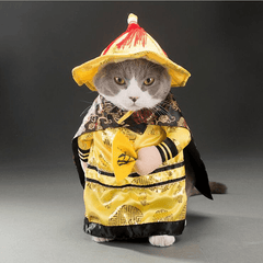 Halloween Decoration Pets Cosplay Transfiguration Dog Cat Clothes Toys Emperor Section