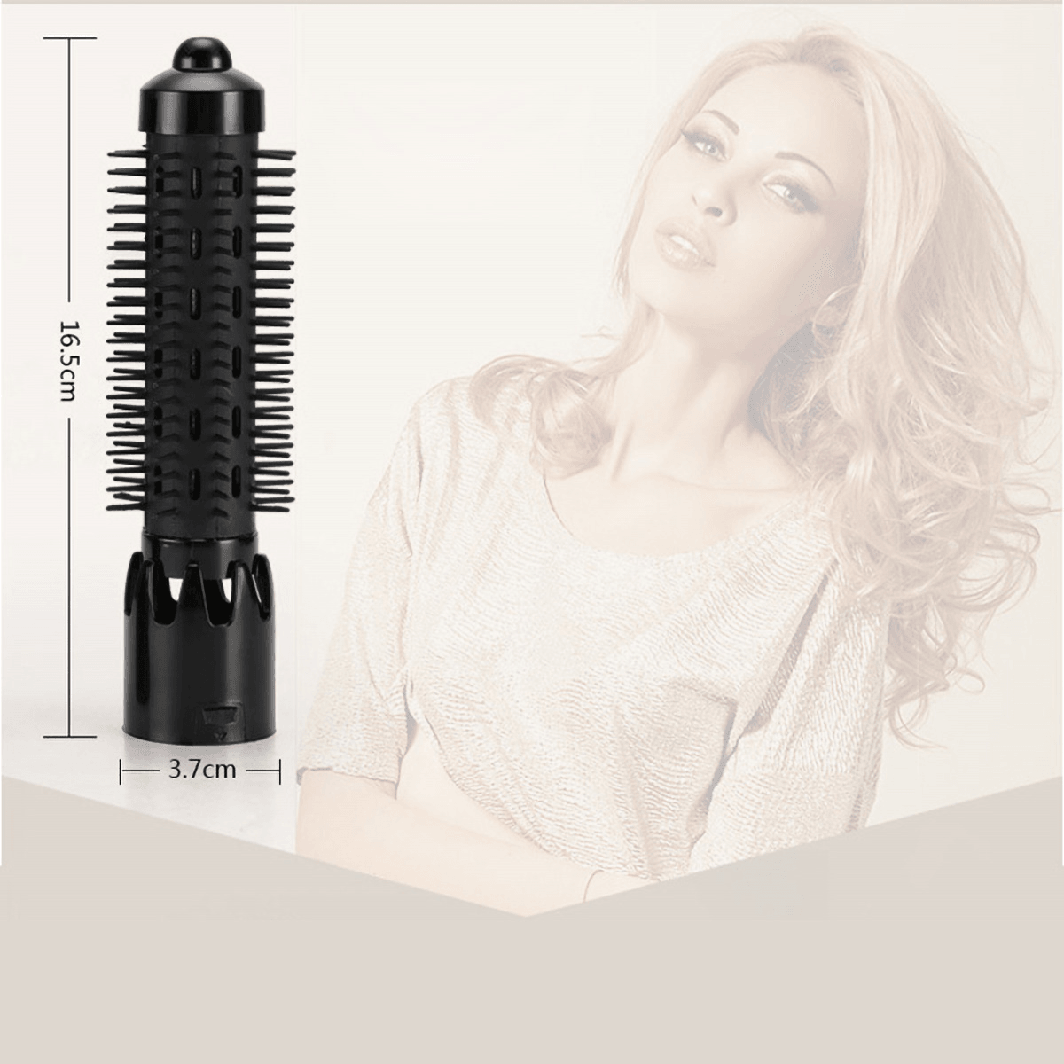 2-in-1-Profi-Haartrockner, Kamm, nasses/trockenes Haar, Glätteisen, Styling, Locken