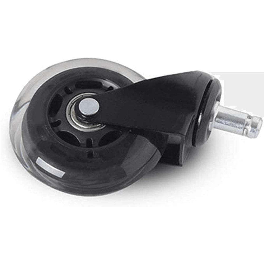 5PCS Office Chair Caster Wheels 2/2.5/3 Inch Swivel Rubber Caster Wheels Replacement Soft Safe Rollers Furniture Hardware