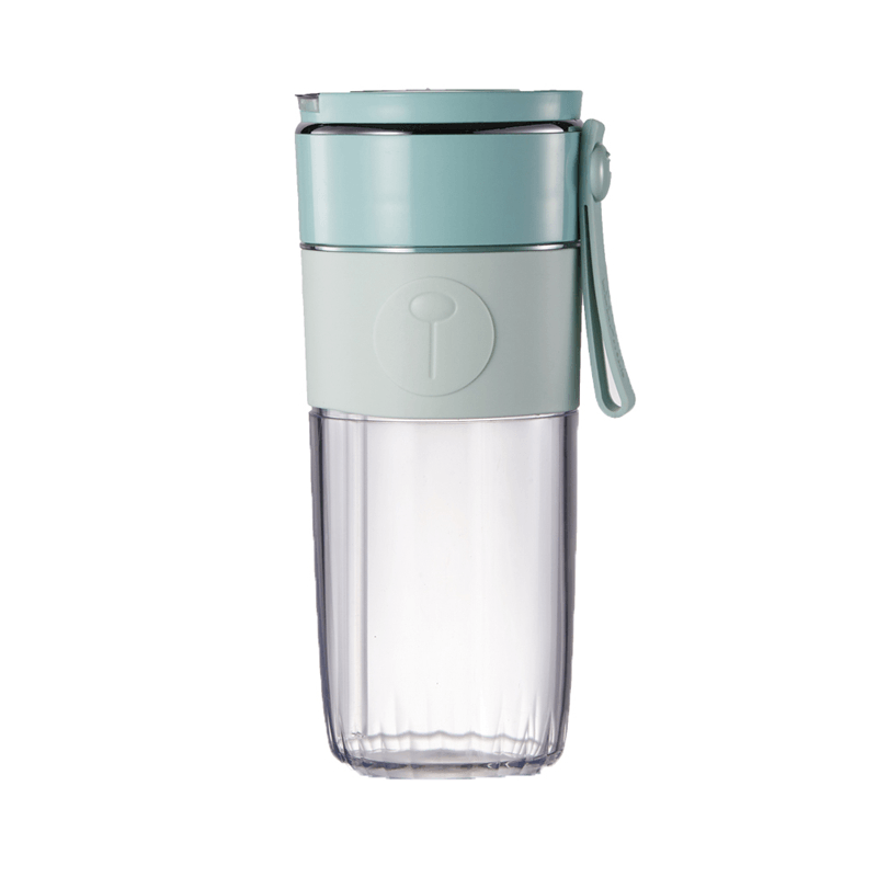 Bear LLJ-D03V6 Mini-Entsafter-Becher mit Strohhalm, 300 ml, tragbarer Reisemixer, Shakes und Smoothies